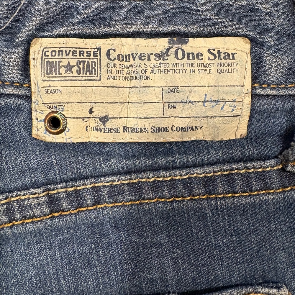 Converse One Star Blue Denim Jeans